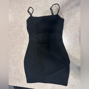 Blue Blush Fitted Dress